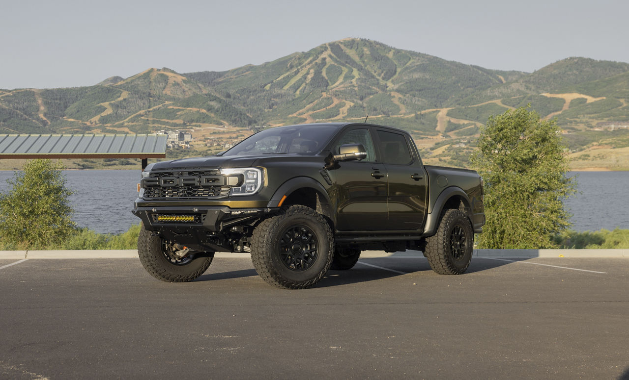 2023 Ford Ranger Raptor - KMC HATCHET - Black | KMC Wheels